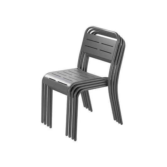 Lot de 4 chaises salon de jardin repas