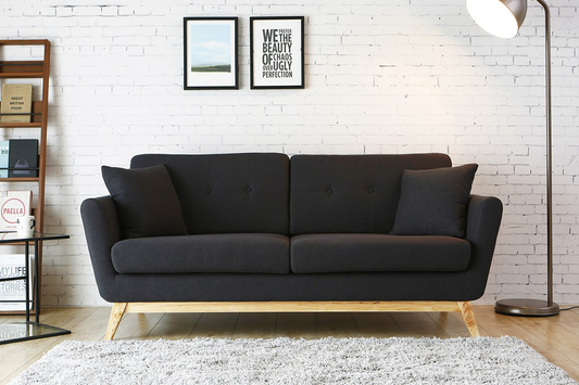 Canapé 3 places style scandinave