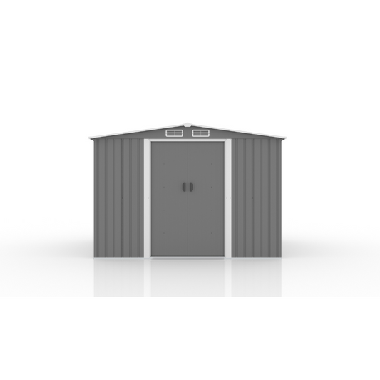 Abri de jardin gris clair 6.66 m²