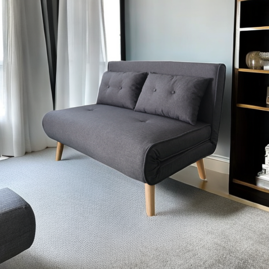 Canapé convertible en tissu