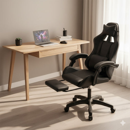 Chaise gaming de bureau ergonomique inclinable