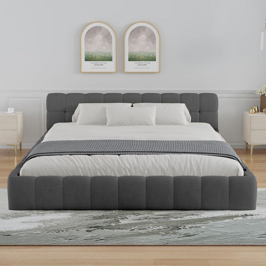 Lit nuage 160x200cm en velours