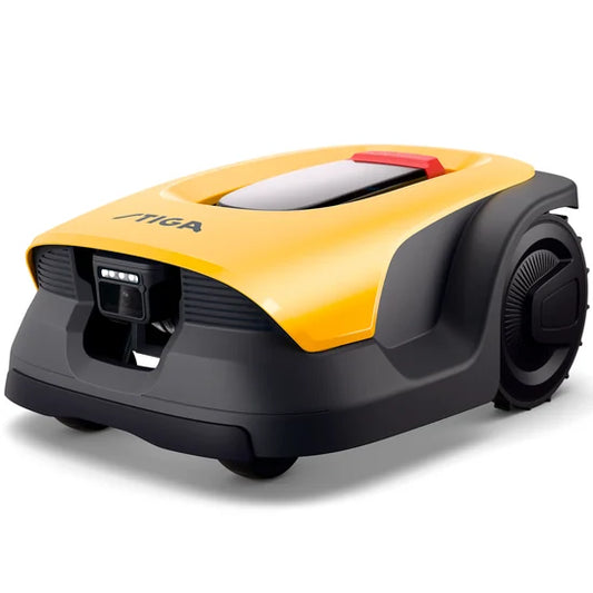 Stiga A 10V – Tondeuse à gazon robotisée – Sans installation – avec batterie E-Power 2,5 Ah